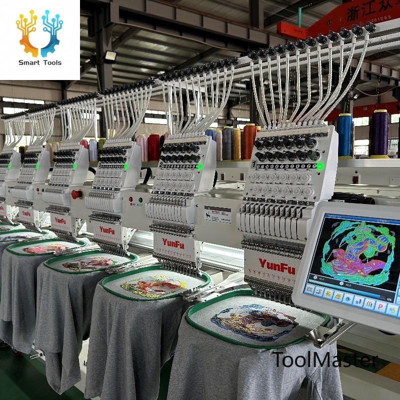 Embroidery Needles - เครื่องปักหมวกความเร็วสูงยี่ห้อ YUNFU รุ่นปี 2026 แบบ 6