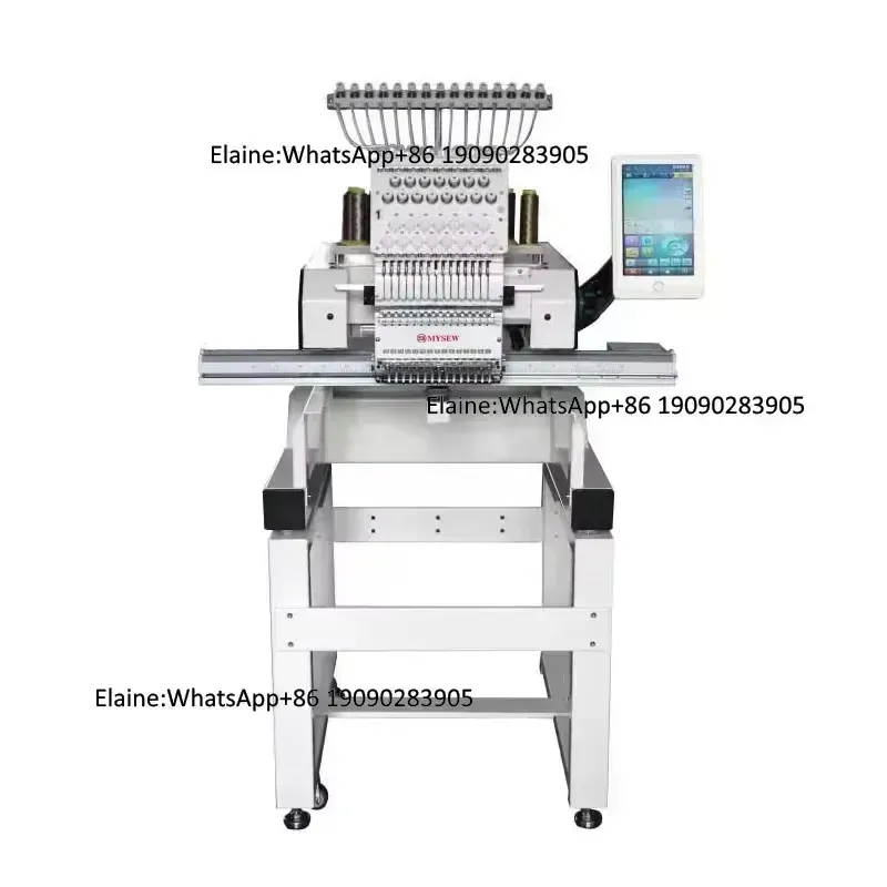 Embroidery Needles - เครื่องปักผ้าอัตโนมัติ MYSEW MBC1201 แบบหัวเดียว 15 เข็ม