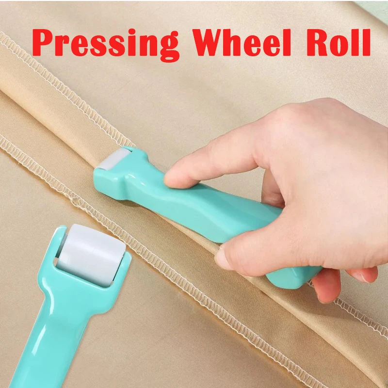 Embroidery Xpress - ลูกกลิ้งม้วนผ้าแบบกดตะเข็บได้อย่างรวดเร็วเครื่องเย็บผ้างานศิลปะหัตถกรรมโรลเลอร์อุปกรณ์เครื่องมือตัดเย็บ