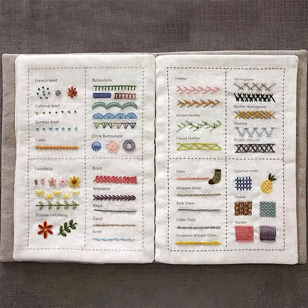 หนังสือเย็บ DIY หนังสือเย็บแฮน - Embroidery Guide Book บทวิจารณ์และราคา