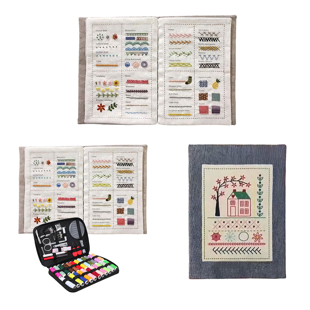 หนังสือเย็บ DIY หนังสือเย็บแฮน - Embroidery Guide Book บทวิจารณ์และราคา
