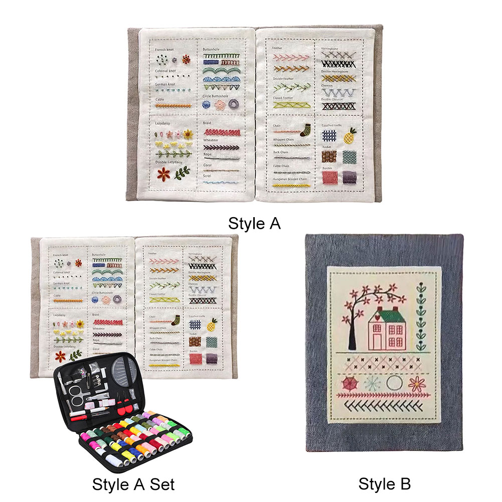 หนังสือเย็บ DIY หนังสือเย็บแฮน - Embroidery Guide Book บทวิจารณ์และราคา