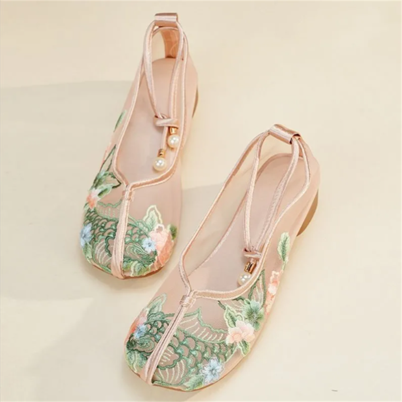 รองเท้าแตะแบบสวมยอดนิยม รองเท้ - Embroidery Shoes บทวิจารณ์และราคา
