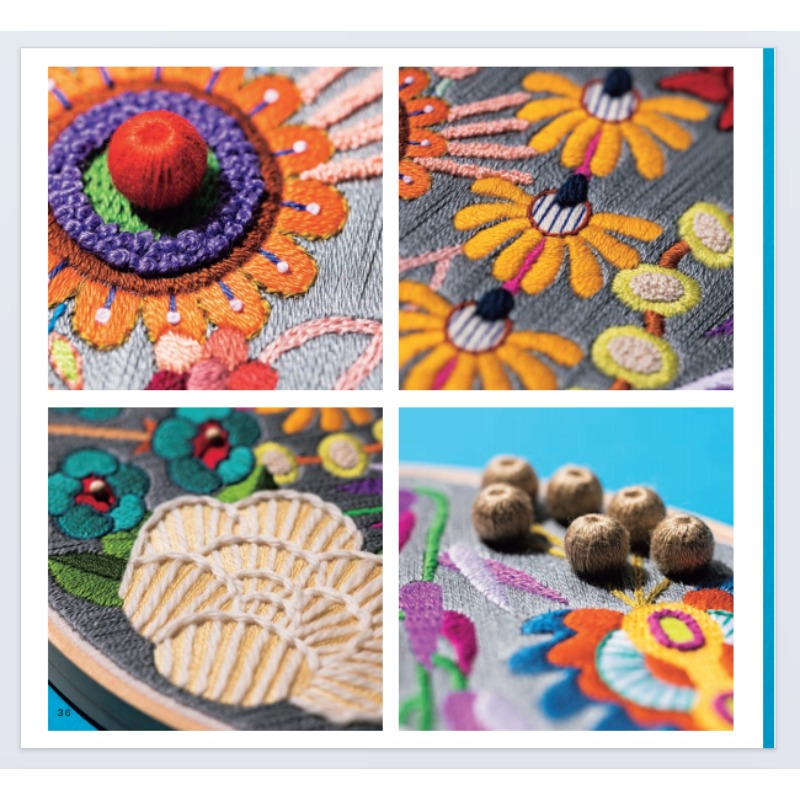แบบเย็บปักถักร้อยสำหรับผู้เริ่ - Embroidery Guide Book บทวิจารณ์และราคา