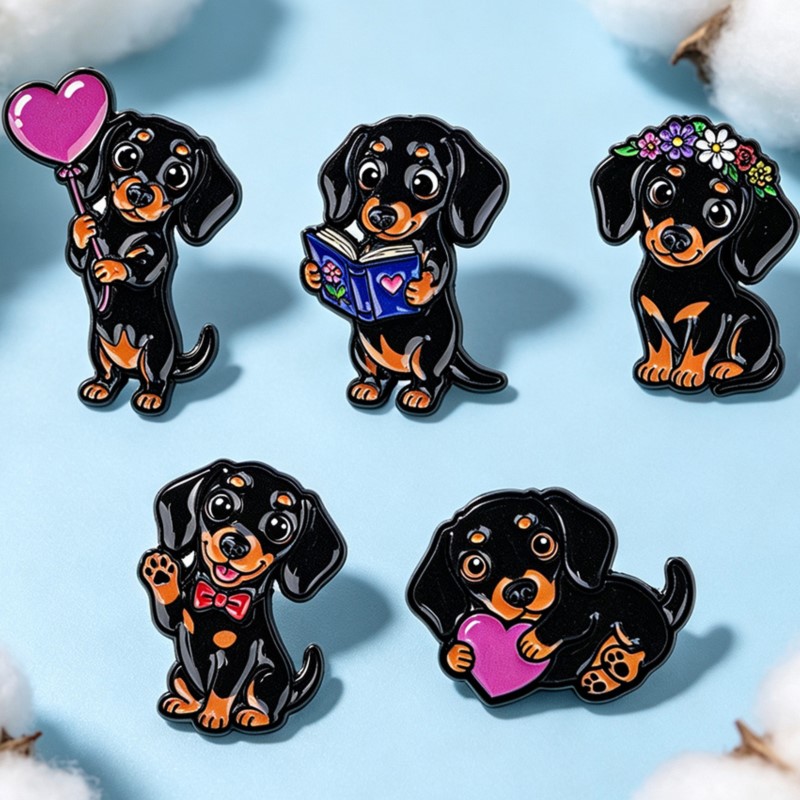 ชุดเข็มกลัดเคลือบลายดัชชุนด์น่ - Embroidery Textile บทวิจารณ์และราคา