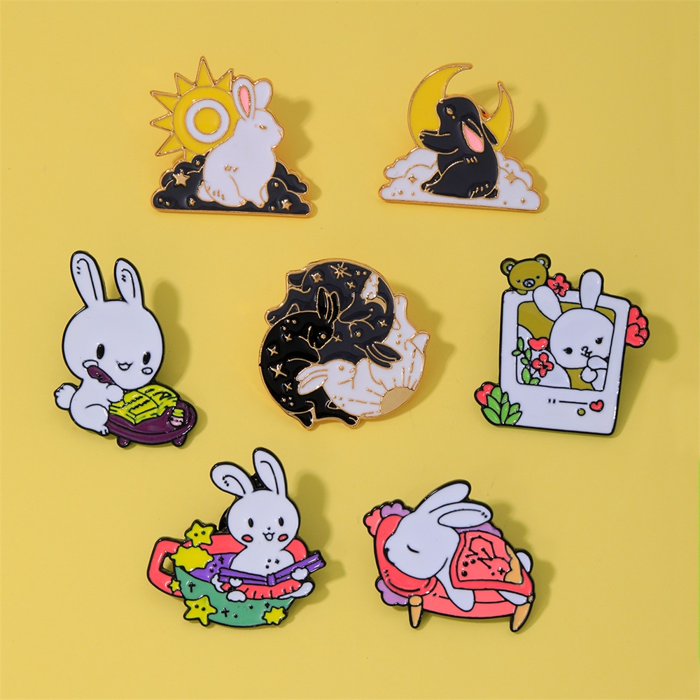 เข็มกลัดหูกระต่ายสำหรับใส่ของข - Embroidery Whale บทวิจารณ์และราคา