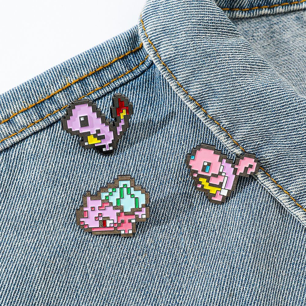 เข็มกลัดโลหะเคลือบลายโปเกมอนพิ - Embroidery Textile บทวิจารณ์และราคา