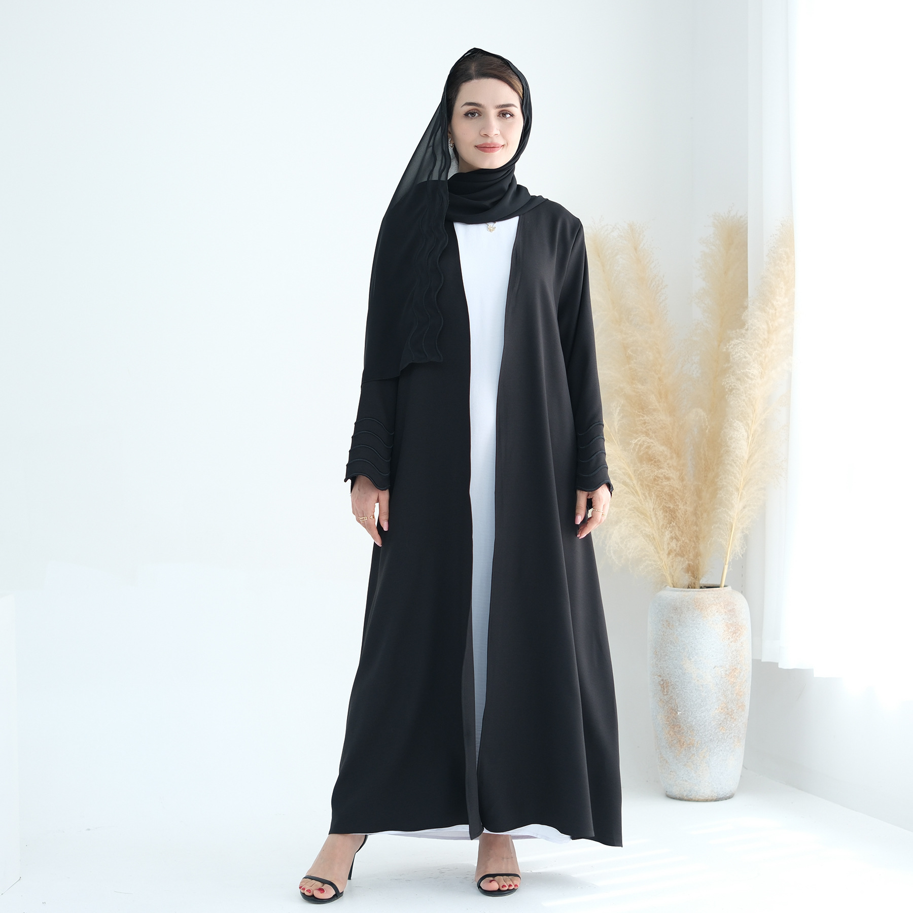 ชุดเดรสปักลายสำหรับวันอีดสำหรั - Embroidery Kaftan บทวิจารณ์และราคา