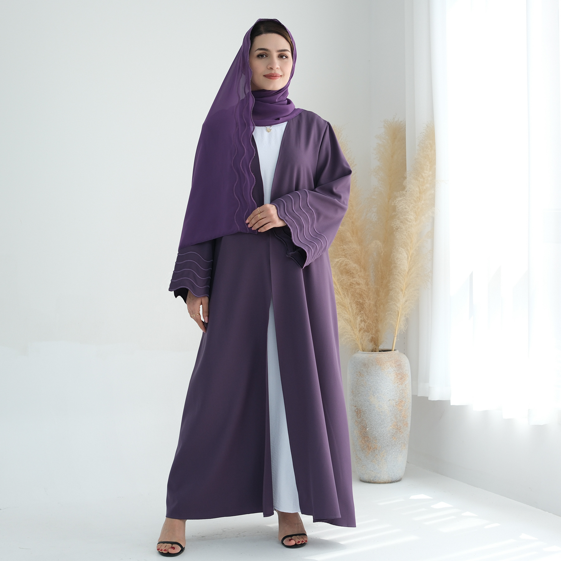 ชุดเดรสปักลายสำหรับวันอีดสำหรั - Embroidery Kaftan บทวิจารณ์และราคา
