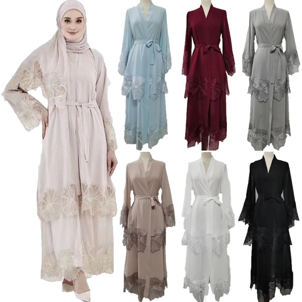 ชุดเดรสยาวปักลายสำหรับผู้หญิงม - Embroidery Kaftan บทวิจารณ์และราคา