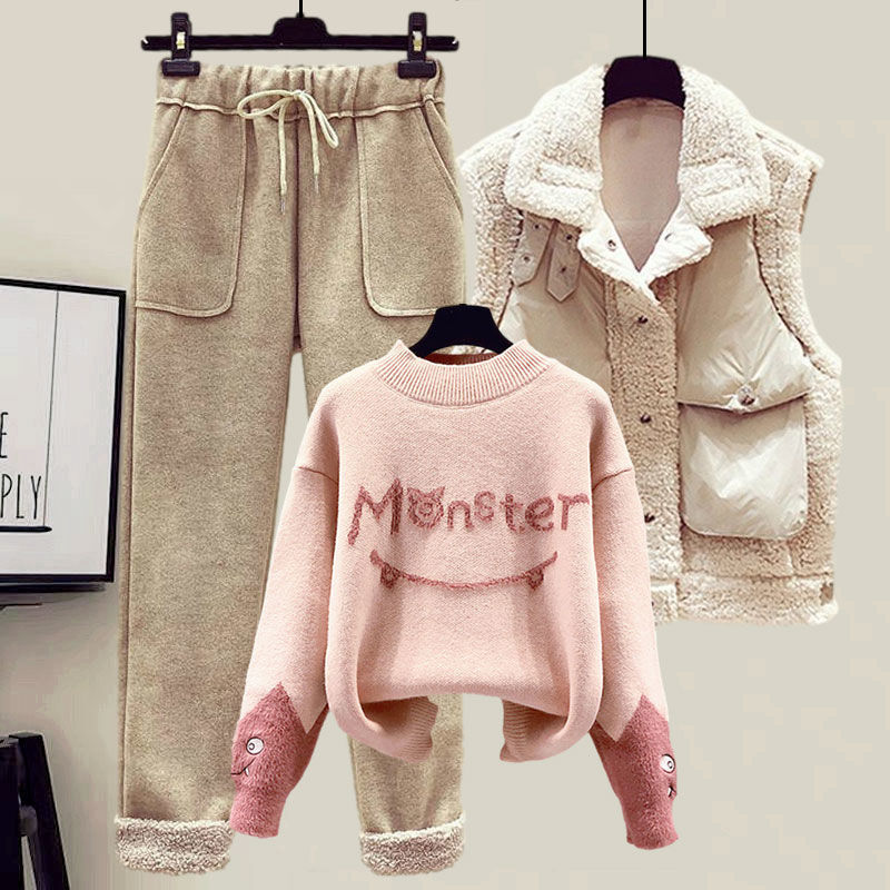 2024ฤดูหนาวใหม่CASHMEREเสื้อกั - Embroidery Vest บทวิจารณ์และราคา