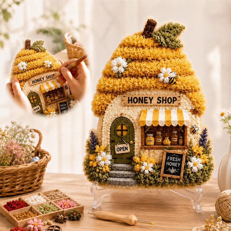 ชุดงานฝีมือ DIY บ้านเห็ด 3 มิต - Embroidery Needles บทวิจารณ์และราคา