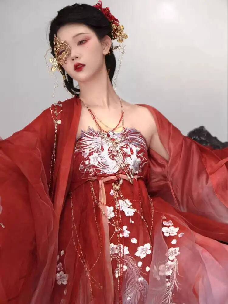 ชุดฮันฟูผู้หญิง ปักลายหนัก หรู - Embroidery Dress บทวิจารณ์และราคา