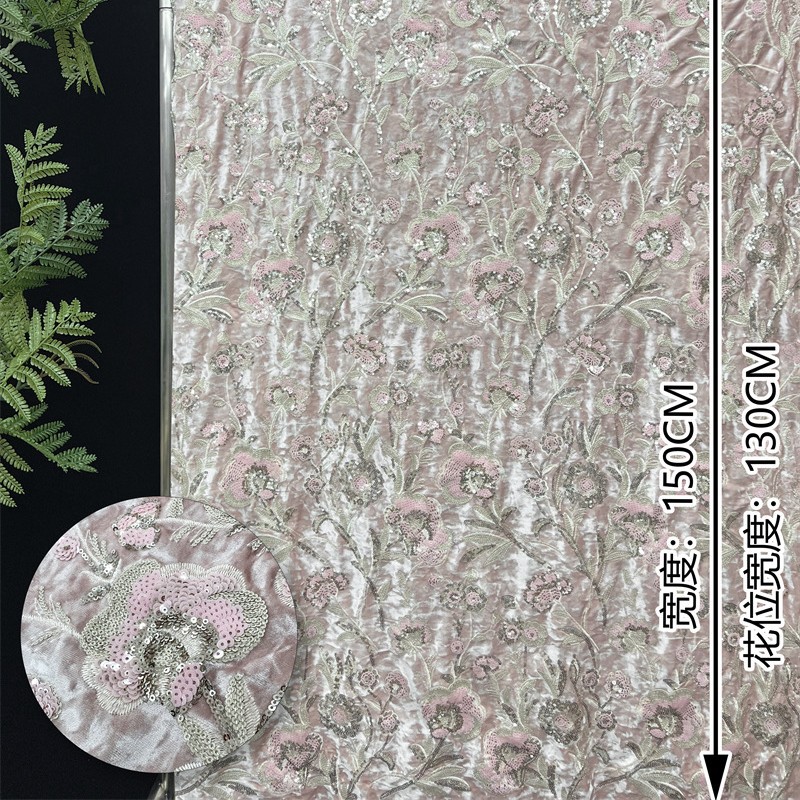 ผ้ากำมะหยี่ปักลายดอกไม้ประดับเ - Embroidery Needles บทวิจารณ์และราคา