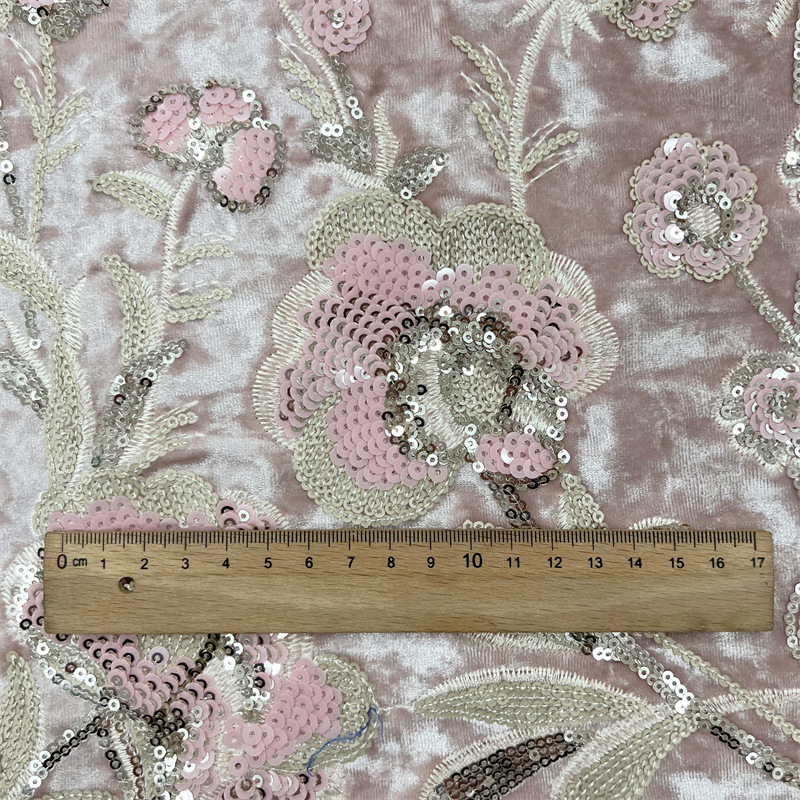 ผ้ากำมะหยี่ปักลายดอกไม้ประดับเ - Embroidery Needles บทวิจารณ์และราคา