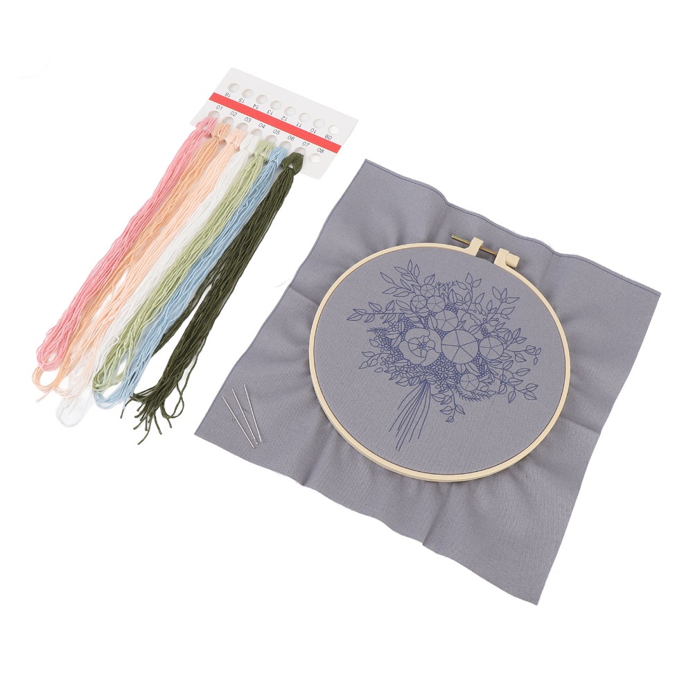 ชุดเริ่มต้นงานปักลายพิมพ์ลายดอ - Embroidery Design Patterns Flowers บทวิจารณ์และราคา
