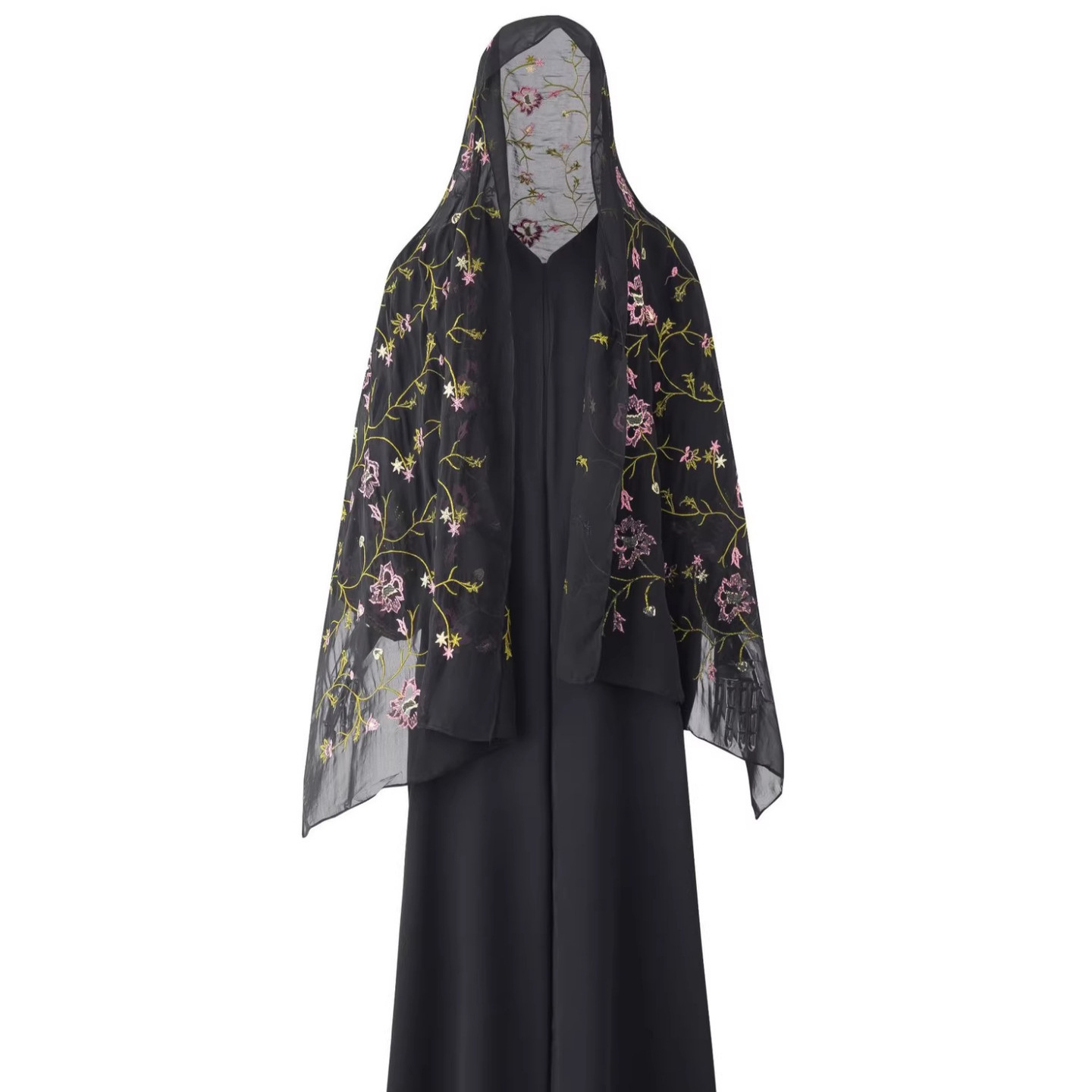 ชุดเดรสอีดสำหรับผู้หญิงมุสลิม  - Embroidery Kaftan บทวิจารณ์และราคา