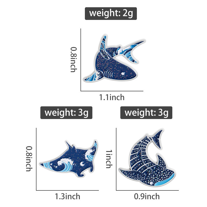 เข็มกลัดเคลือบลายการ์ตูนสัตว์ท - Embroidery Whale บทวิจารณ์และราคา