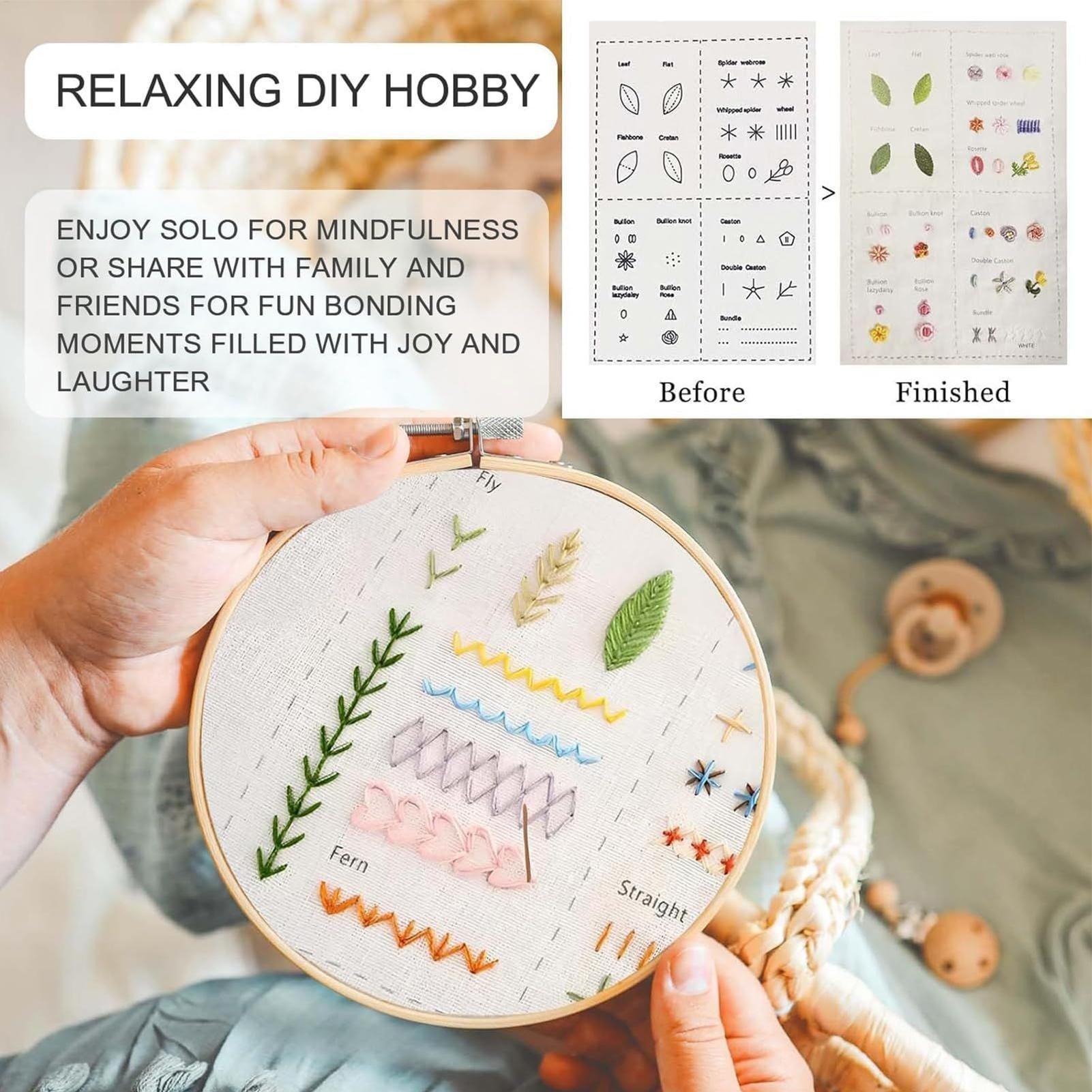 หนังสือสอนเย็บปักถักร้อย คู่มื - Embroidery Guide Book บทวิจารณ์และราคา