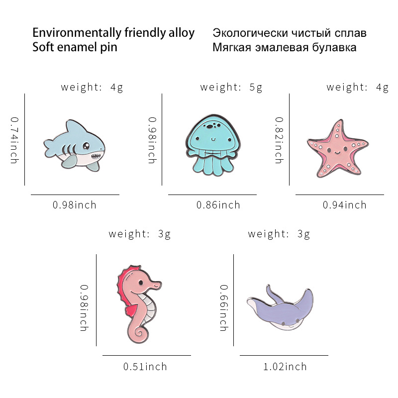 เข็มกลัดเคลือบลายสัตว์ทะเลน่าร - Embroidery Whale บทวิจารณ์และราคา