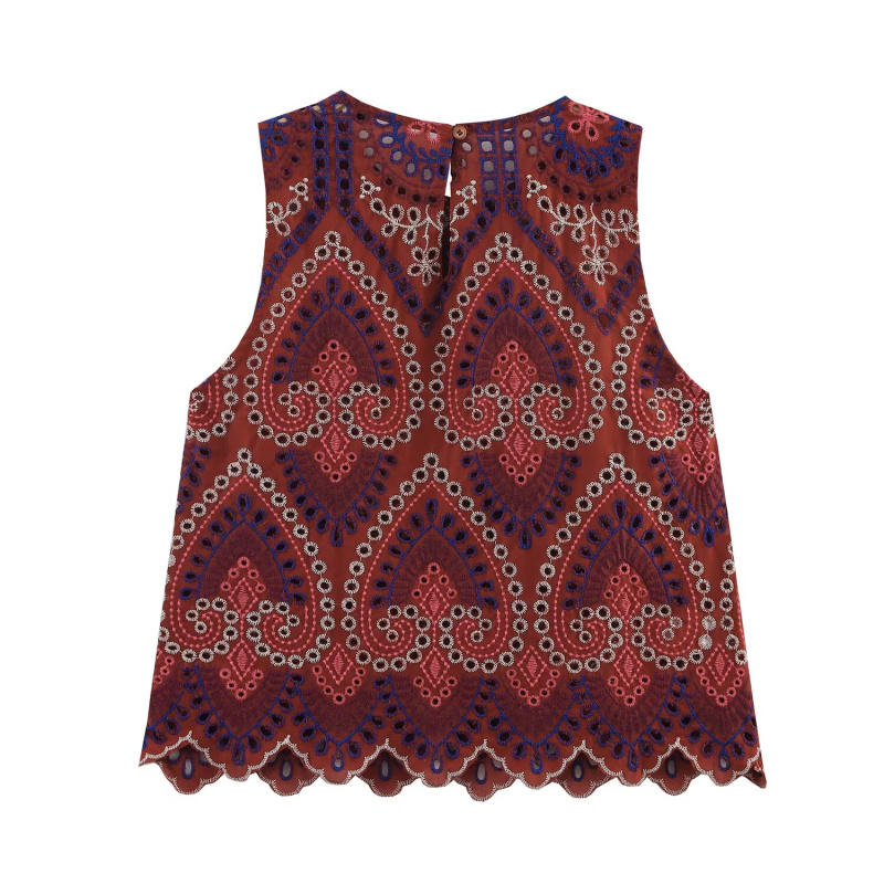 ชุดเซ็ตเสื้อกั๊กปักลายสไตล์โบฮ - Embroidery Vest บทวิจารณ์และราคา