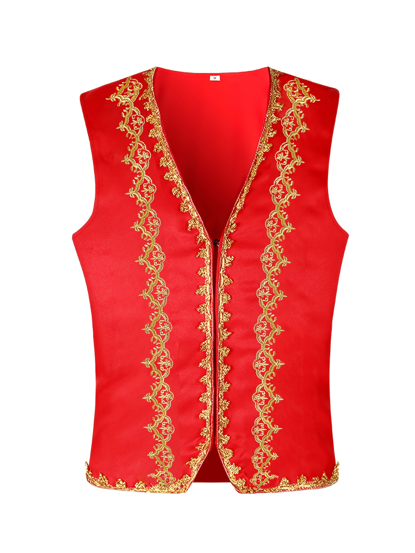 เสื้อกั๊กผู้ชายสไตล์ราชวงศ์ ลด - Embroidery Vest บทวิจารณ์และราคา