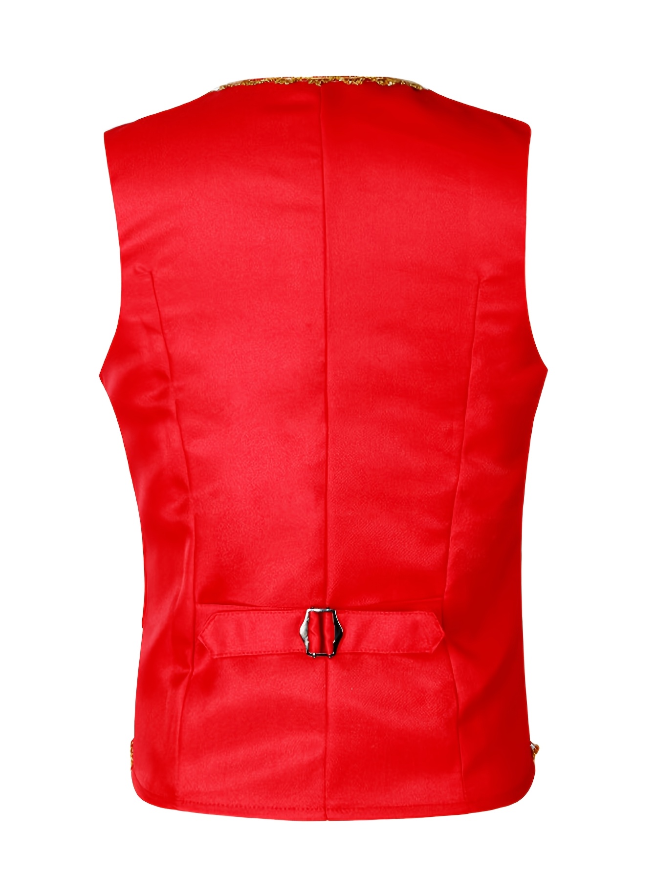 เสื้อกั๊กผู้ชายสไตล์ราชวงศ์ ลด - Embroidery Vest บทวิจารณ์และราคา