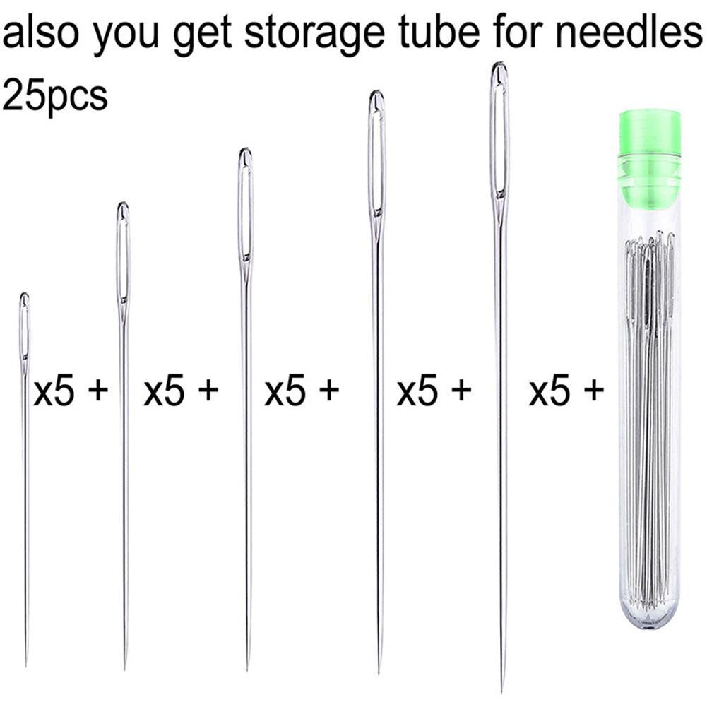 ชุดเข็มเย็บผ้าขนาดใหญ่ 25 ชิ้น - Embroidery Needles บทวิจารณ์และราคา
