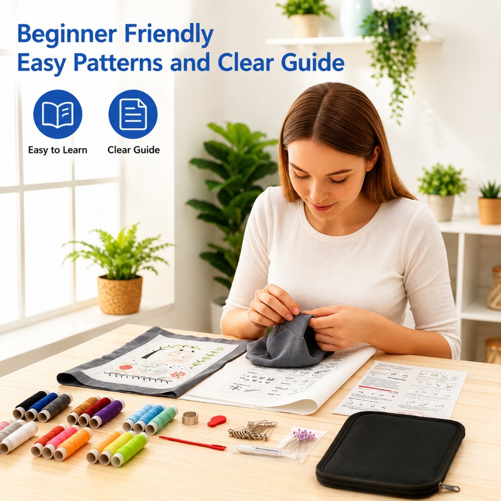 หนังสือฝึกหัดเย็บปักถักร้อย DI - Embroidery Guide Book บทวิจารณ์และราคา