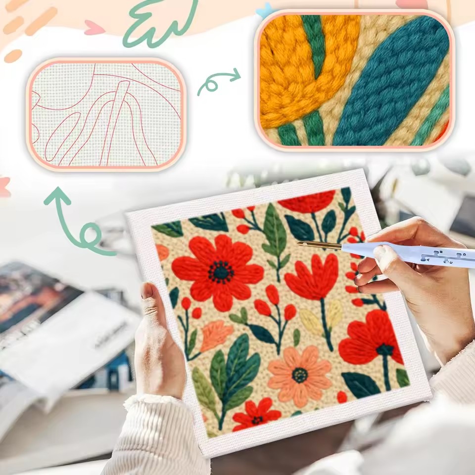 GATYZTORY ชุดปักลายปลาวาฬและแม - Embroidery Whale บทวิจารณ์และราคา