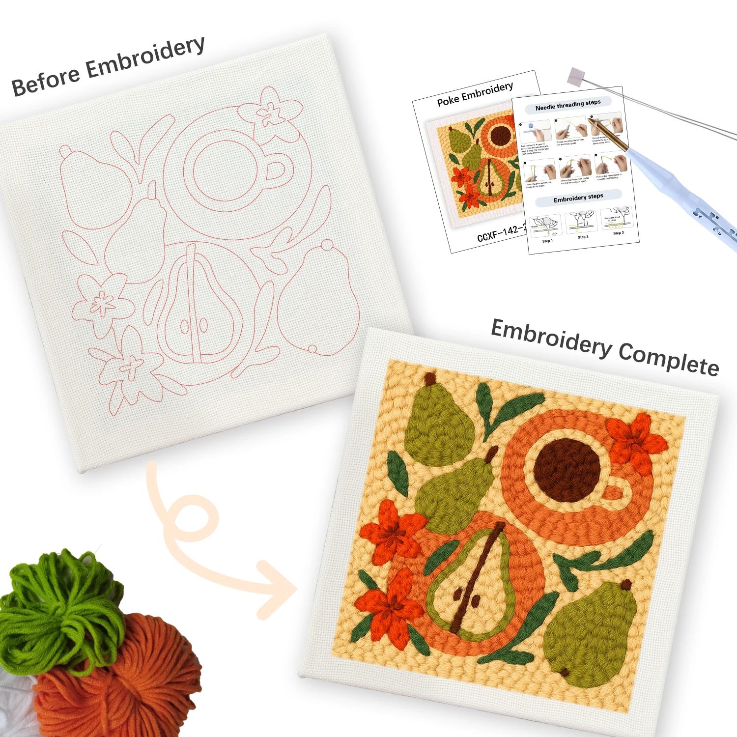 GATYZTORY ชุดปักลายปลาวาฬและแม - Embroidery Whale บทวิจารณ์และราคา