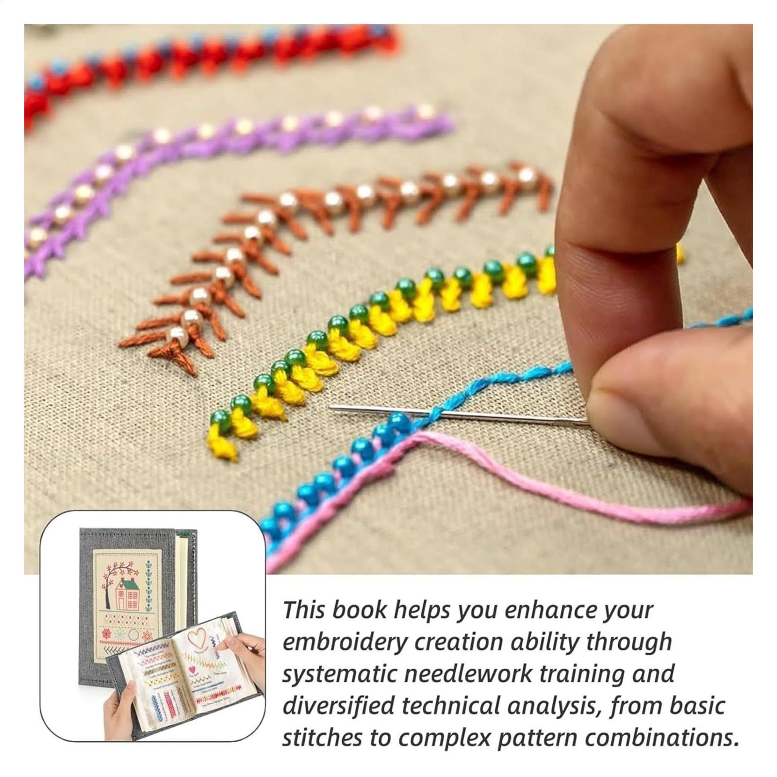 หนังสือสอนเย็บปักถักร้อย DIY ค - Embroidery Guide Book บทวิจารณ์และราคา